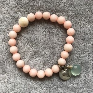 Baby pink stone bracelet