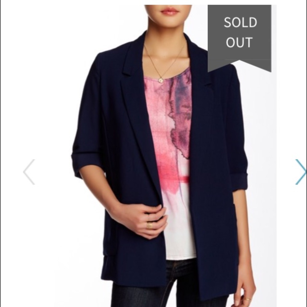 Harlow & Graham Boyfriend Navy Blazer