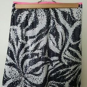 Lilly Pulitzer Sequin Size 2 Mini Skirt