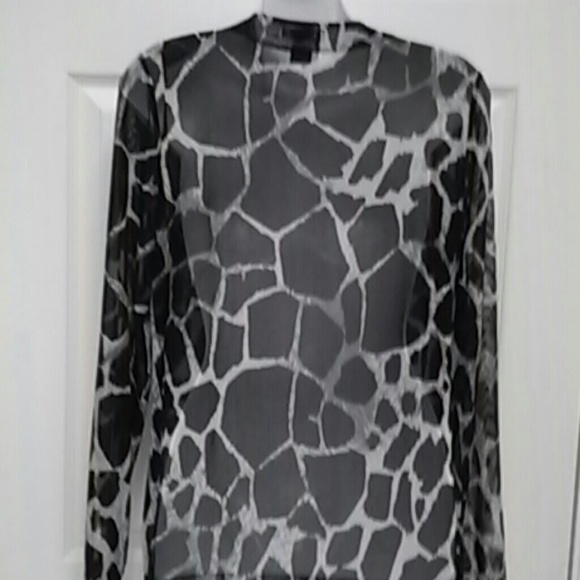 NWOT Peck & Peck Sheer Top - Picture 3 of 4