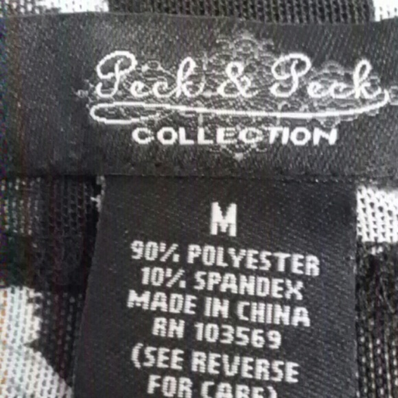 NWOT Peck & Peck Sheer Top - Picture 4 of 4