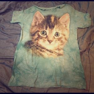 Tie-Dye Cat T-shirt