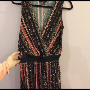 tribal print jumpsuit