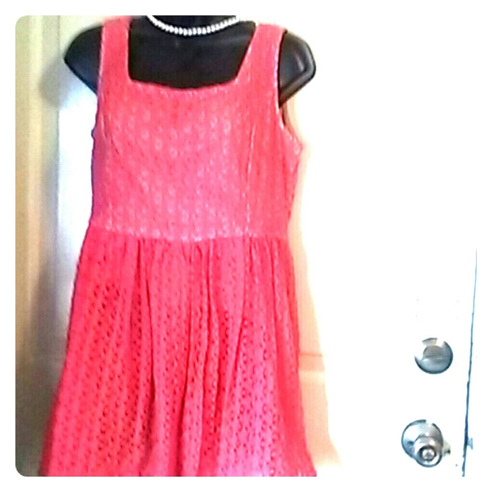 Pretty tangerine dress by charlotte rouse