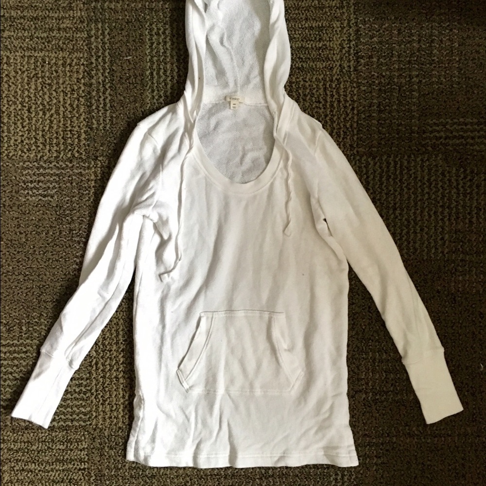 Caslon White Terry Hoodie