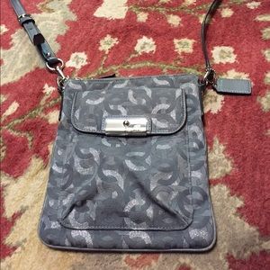 Coach Gray Crossbody Signature Handbag