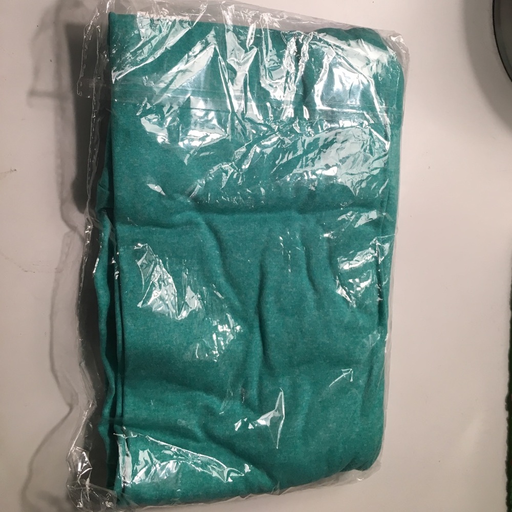 Heather teal/aqua lularoe leggings- one size