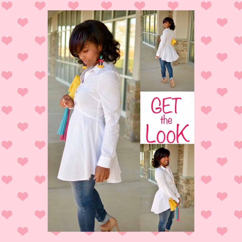 White Button Down Dress