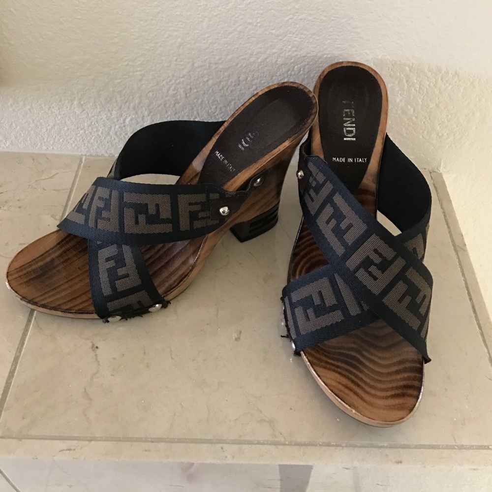 Vintage Fendi wedges