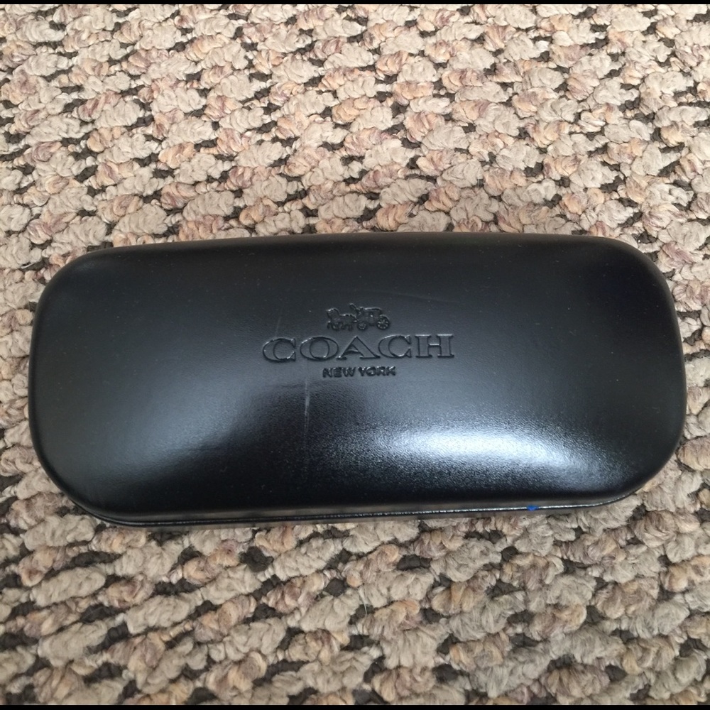 Coach eye glass case