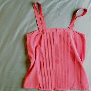 Vintage Silky Sleeveless Crop Top