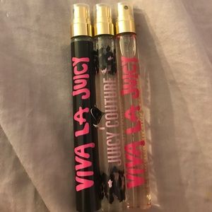 FLASH SALE. . 3 juicy perfumes and bag