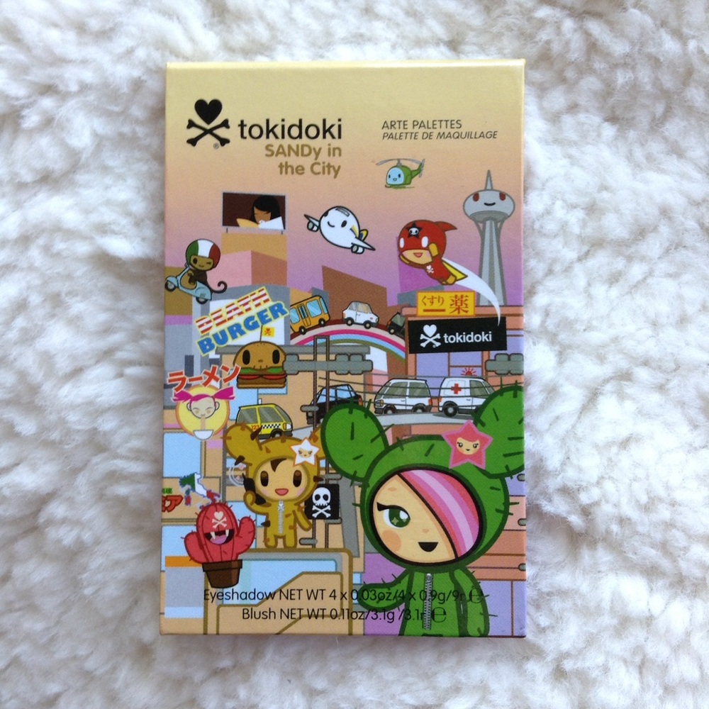 NWOT Tokidoki eye shadow and blush palette