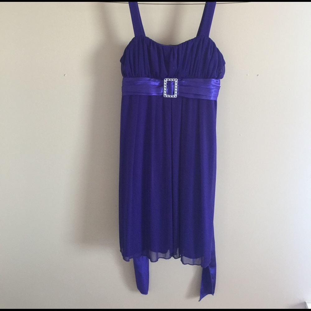 Purple Cocktail Dress