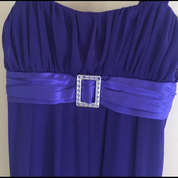 Purple Cocktail Dress - Picture 2 of 4