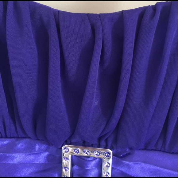 Purple Cocktail Dress - Picture 3 of 4