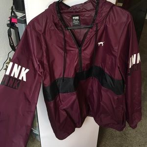 Hooded Victoria's Secret anorak (windbreaker)