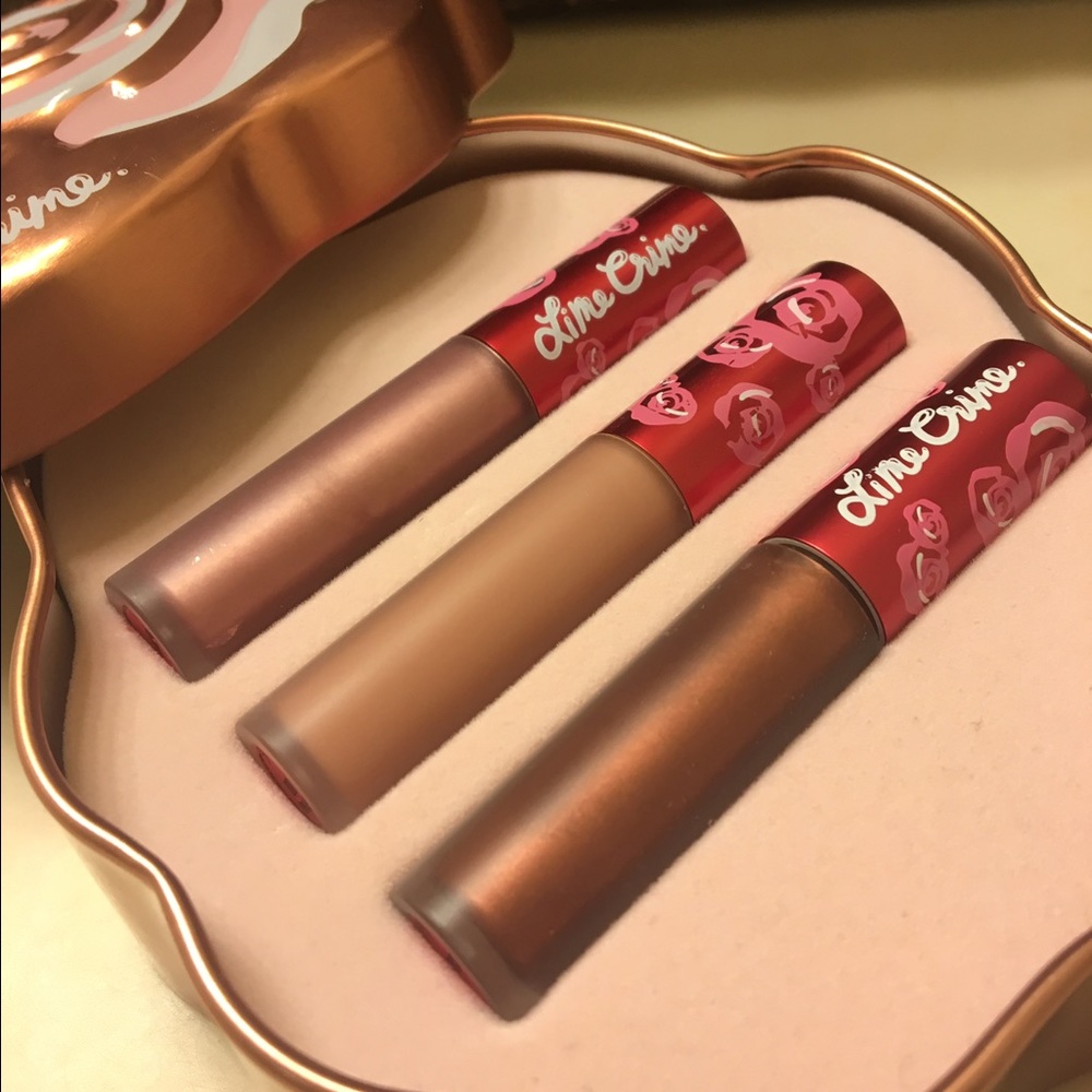 Lime Crime Velvetines mini lip glosses