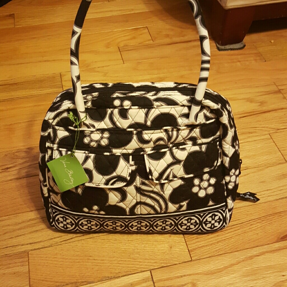 Black and white Vera Bradley bag