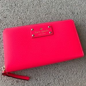 Bright Pink Kate Spade Wallet