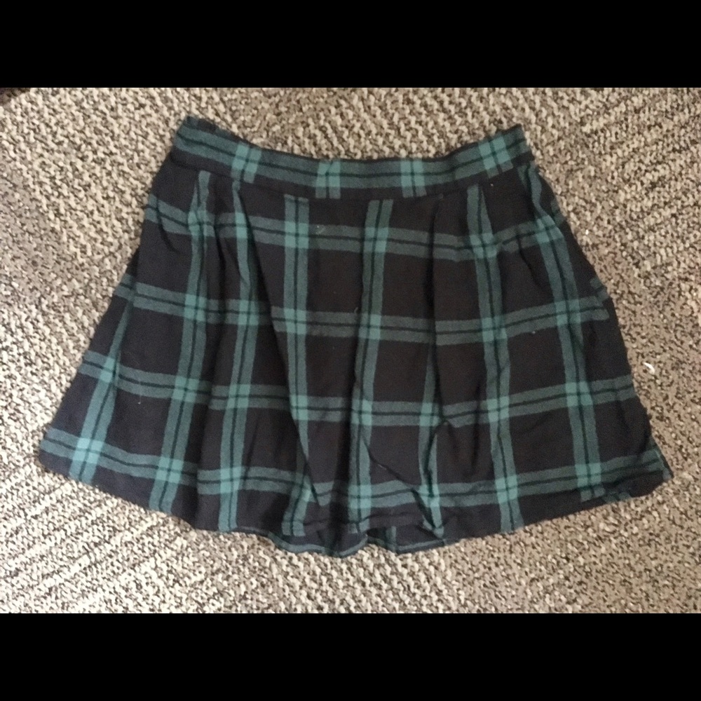 Plaid Miniskirt