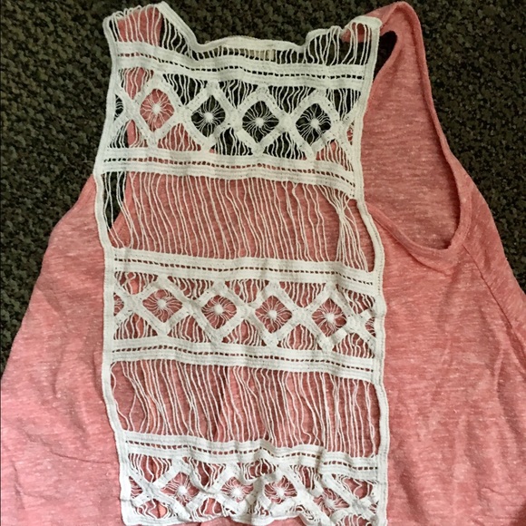Crochet Back Tank - Picture 2 of 2