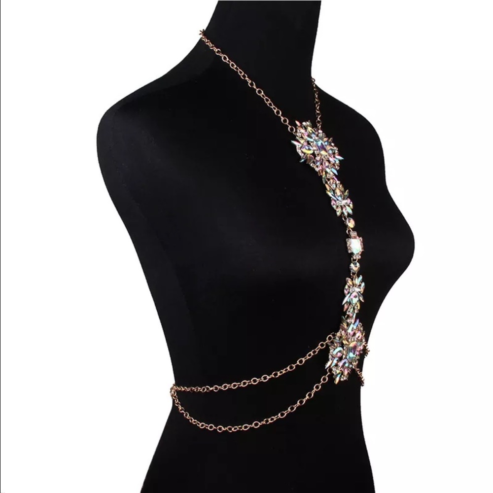 Dramatic Crystal Statement Body Jewelry - Picture 2 of 7