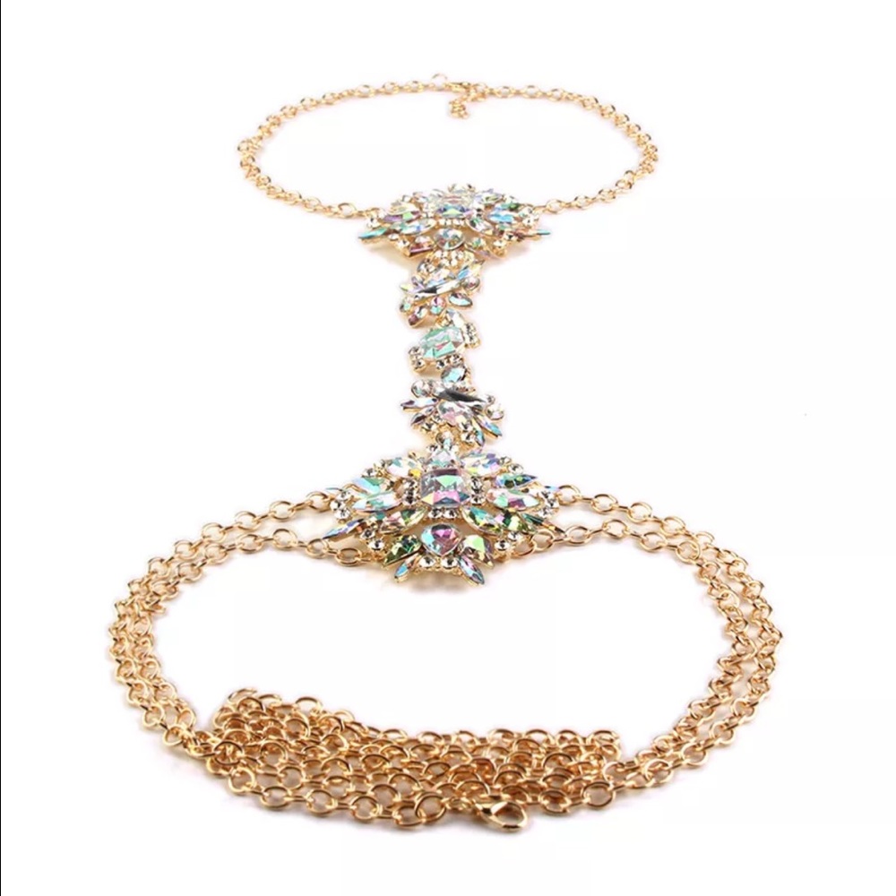 Dramatic Crystal Statement Body Jewelry - Picture 4 of 7