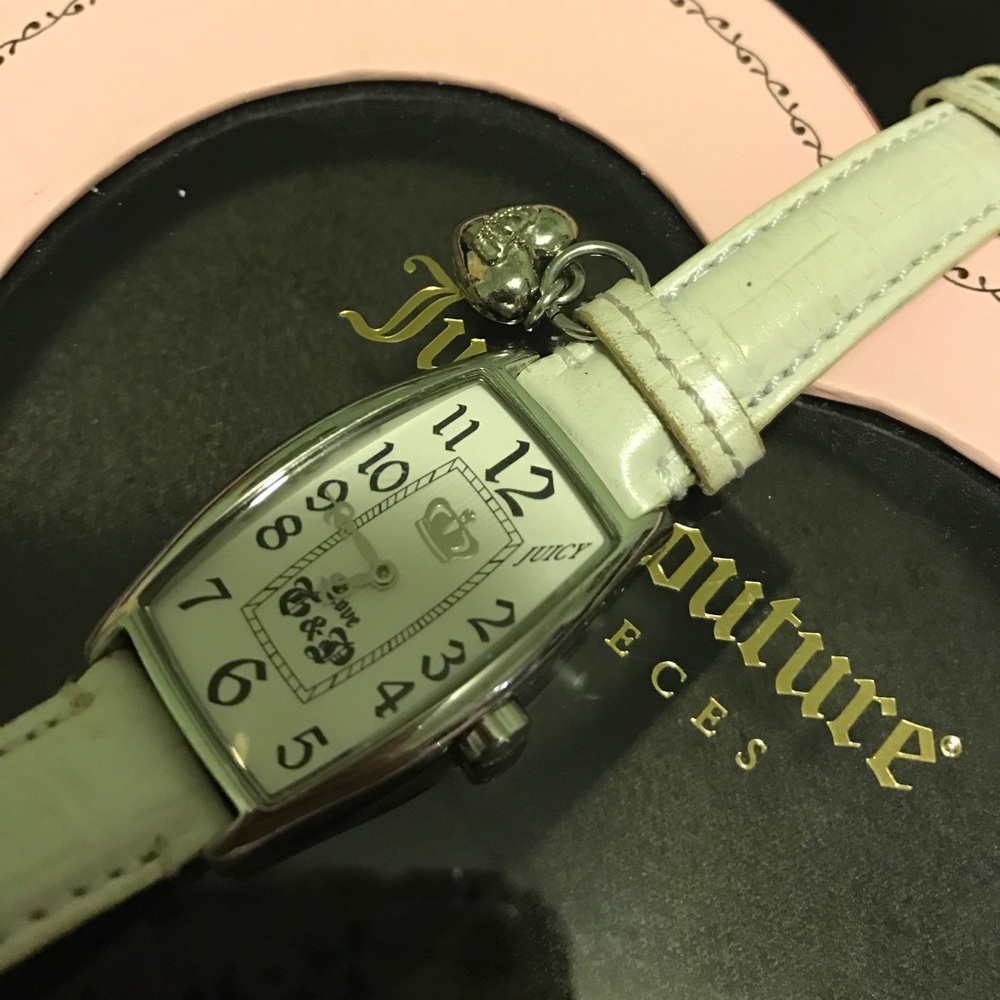 Juicy Couture White Leather Watch