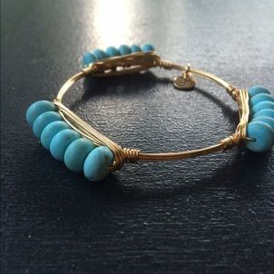 Bourbon and bowties bangle bracelet