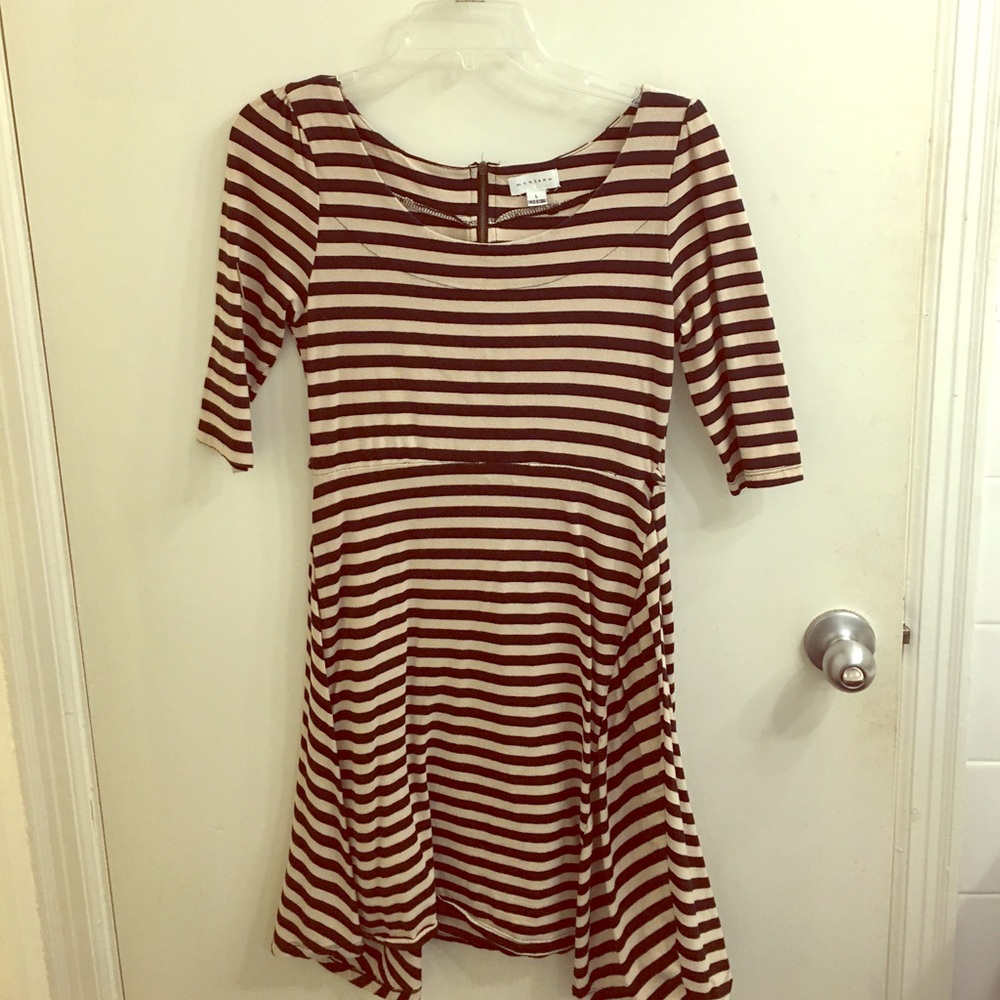 Boutique Monteau fit and flare dress