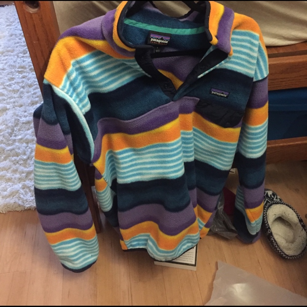 Striped Patagonia Fleece