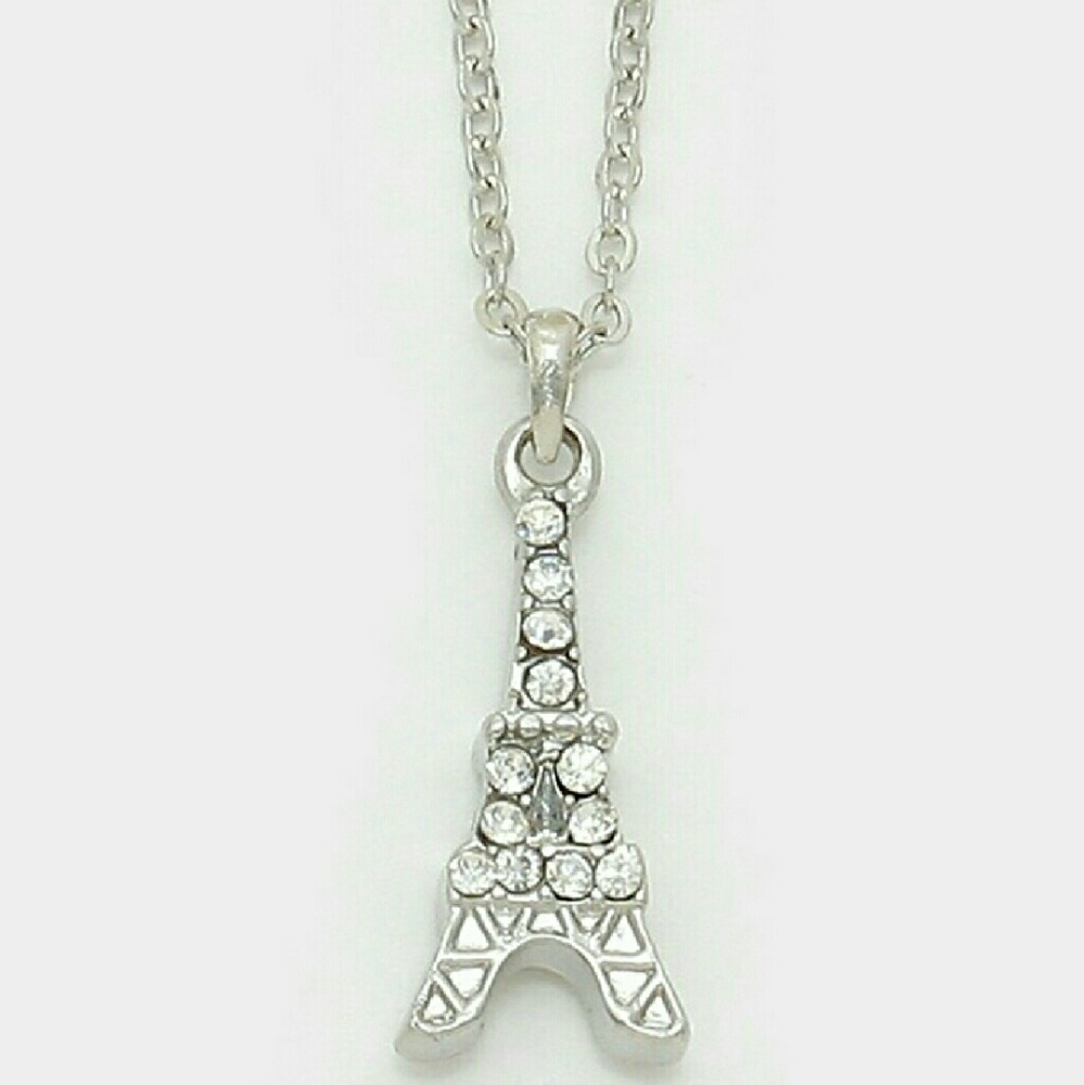Eiffel tower necklace