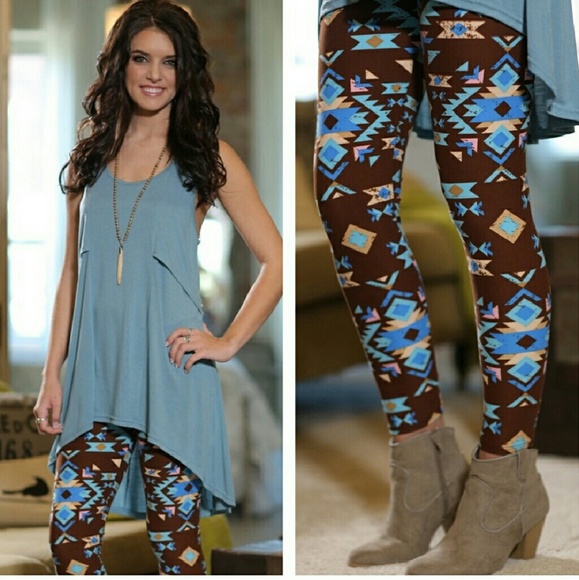Infinity Raine Pants - Super Soft Aztec Leggings