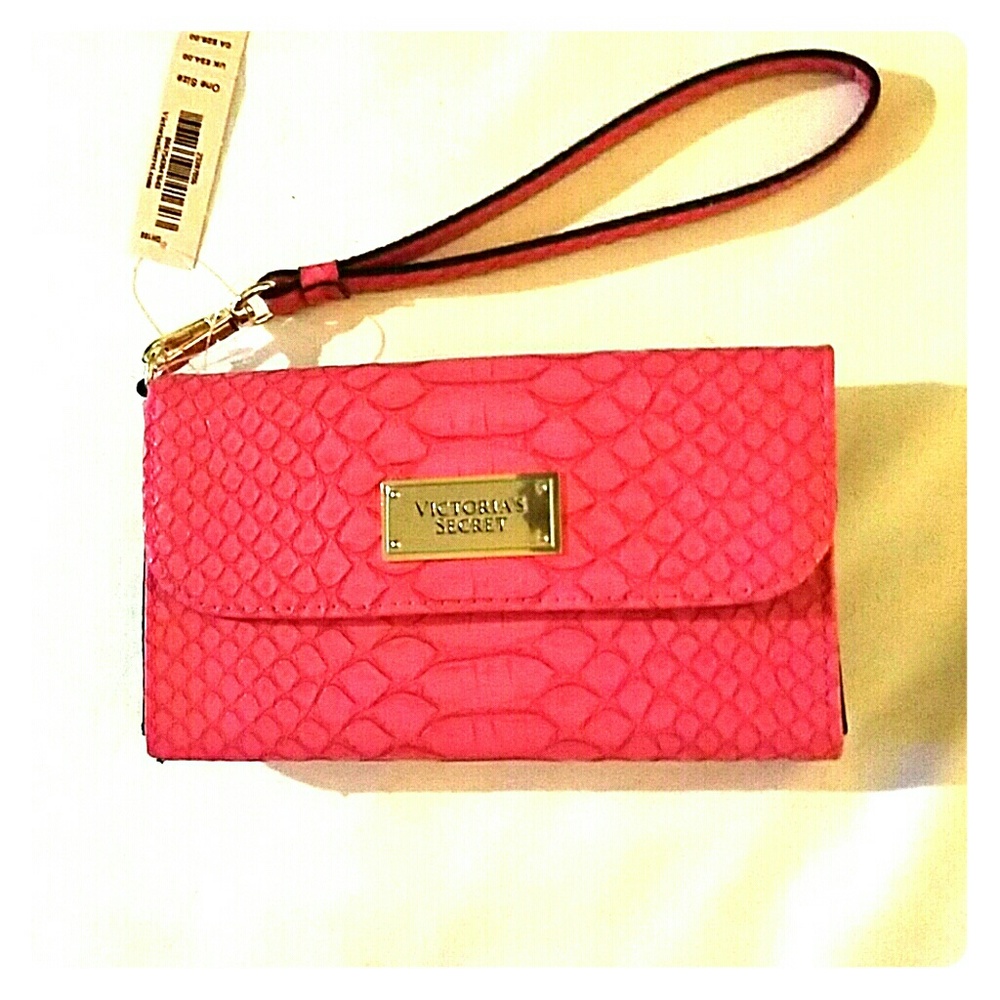 Cute wallet/phone holder wristlet/ & sample box