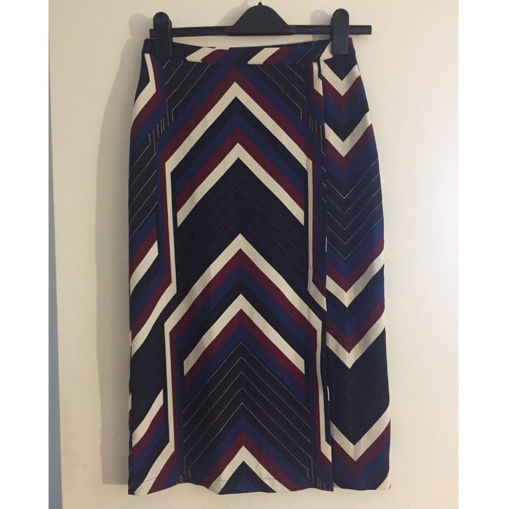 Geometric print skirt