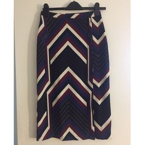 Geometric print skirt