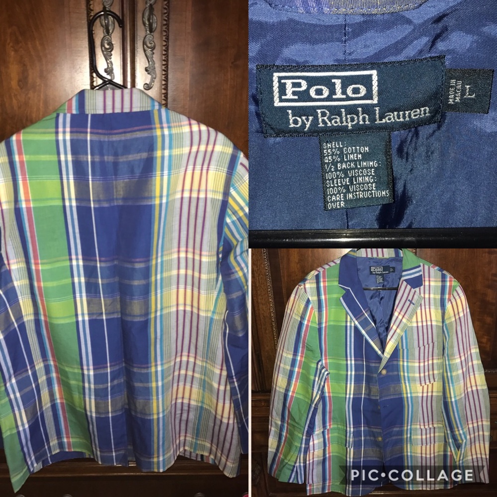Men's size  Large Polo Sports jacket.