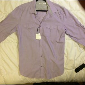 Never worn Calvin Klein lavender button down