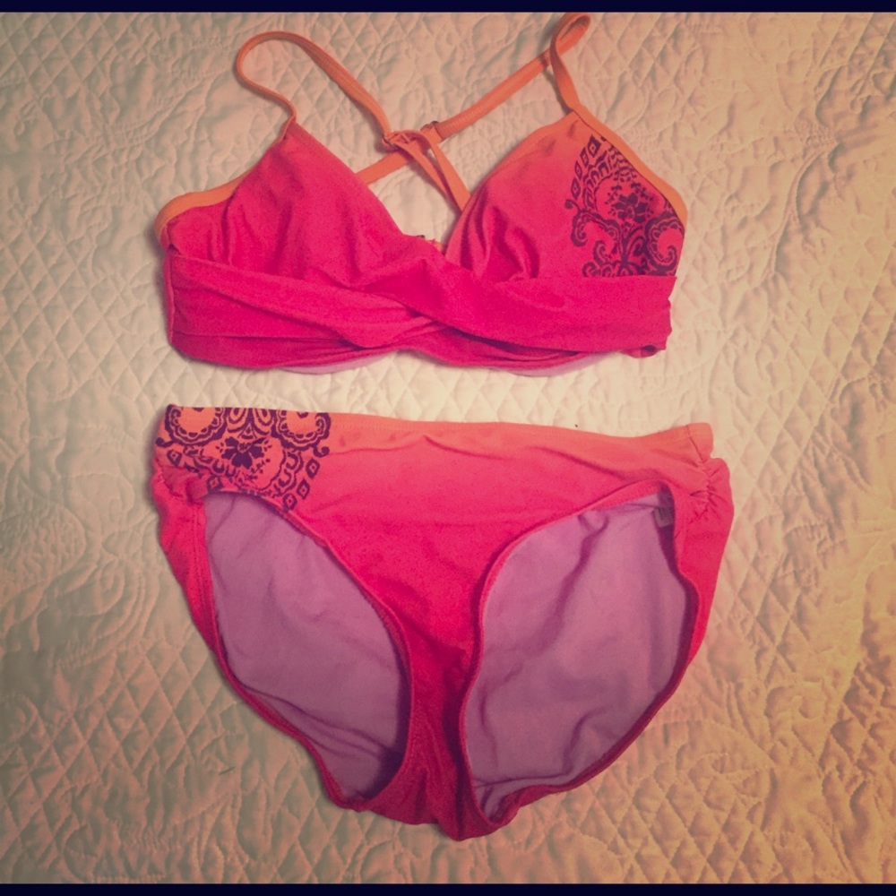 Athleta swim 2 piece 36 medium