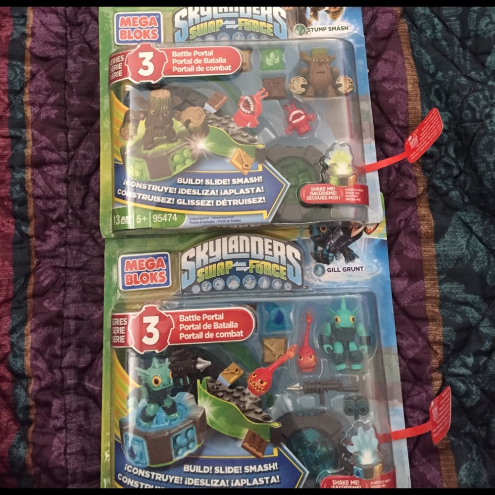 NEW! 2 packs Skylanders Swap Force Mini Figures