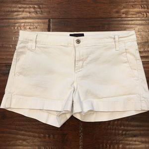 White Olivia James Jeans Shorts