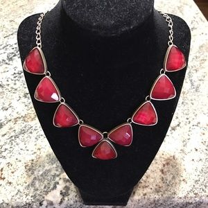 New York Co. NY Statement Necklace Vtg. Gold tone