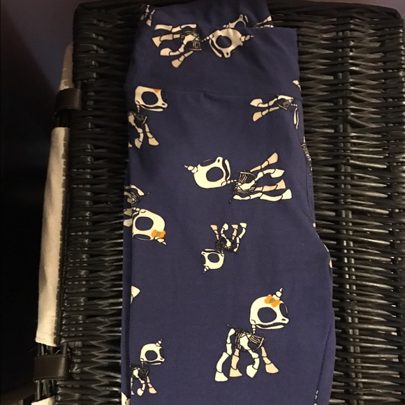 LuLaRoe Pants - Lularoe Skelton Unicorns (OS)