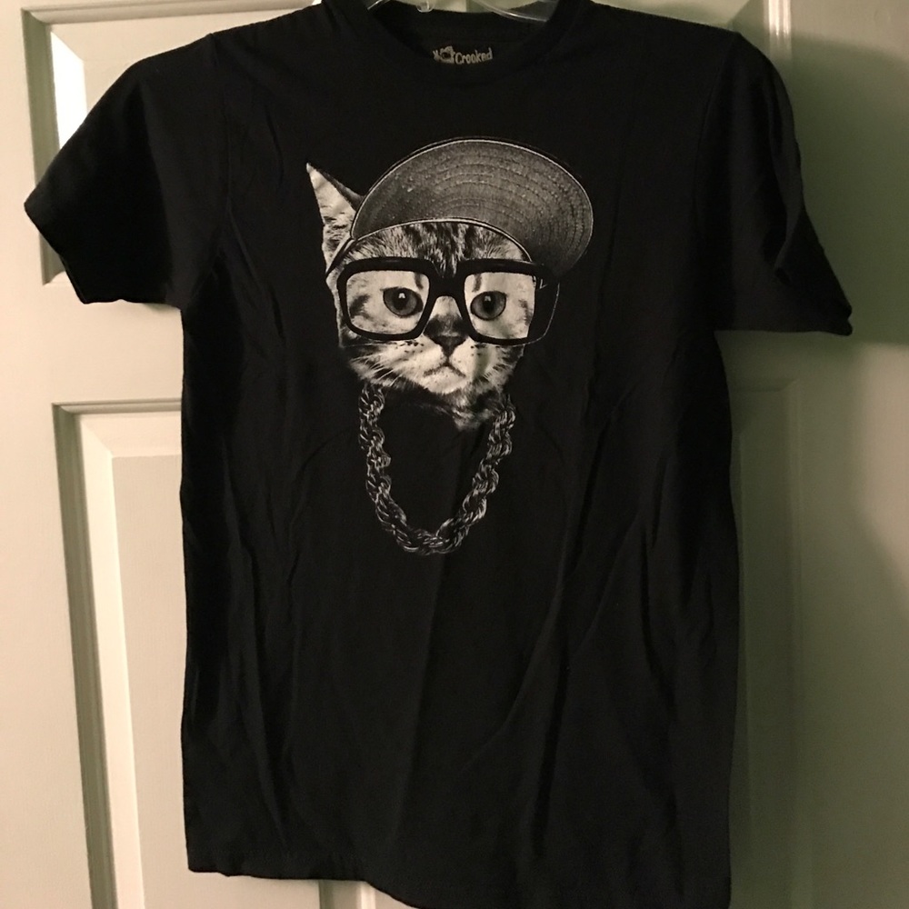 Crooked Monkey Thug-Life Cat Tee