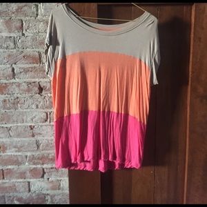 Colorblock tshirt from Madewell brand Hi-Line