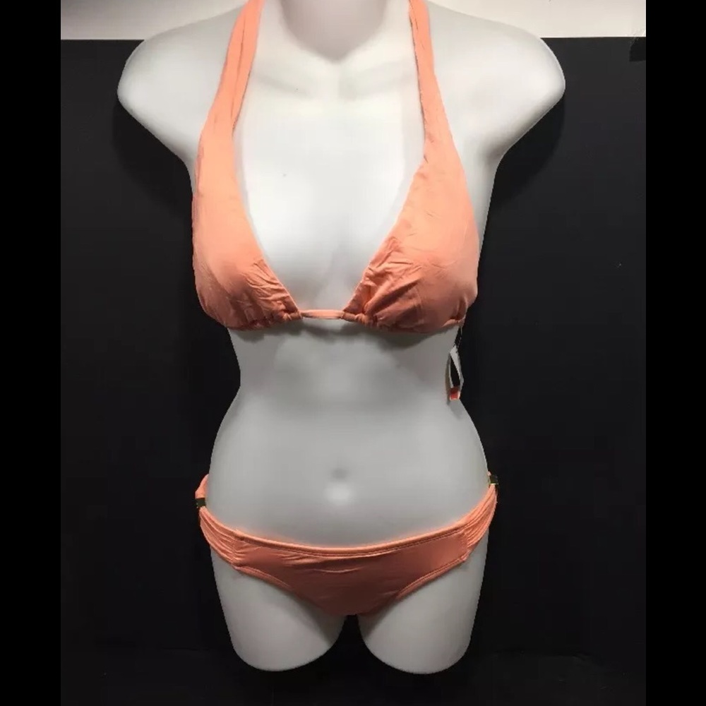 NWT Bar III peach bikini swimsuit size XS
