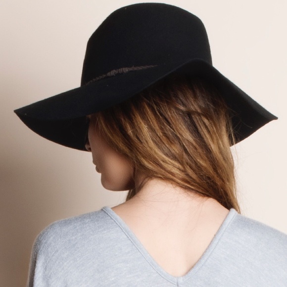 Black Fedora Hat - Picture 3 of 3