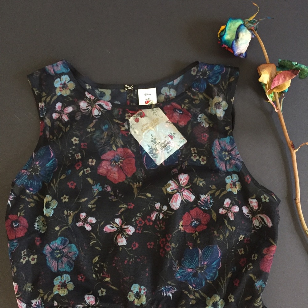🔷LAST ONE🔷 Snow White Tulle Floral Dress - Picture 3 of 7