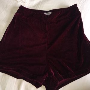 Velvet Shorts